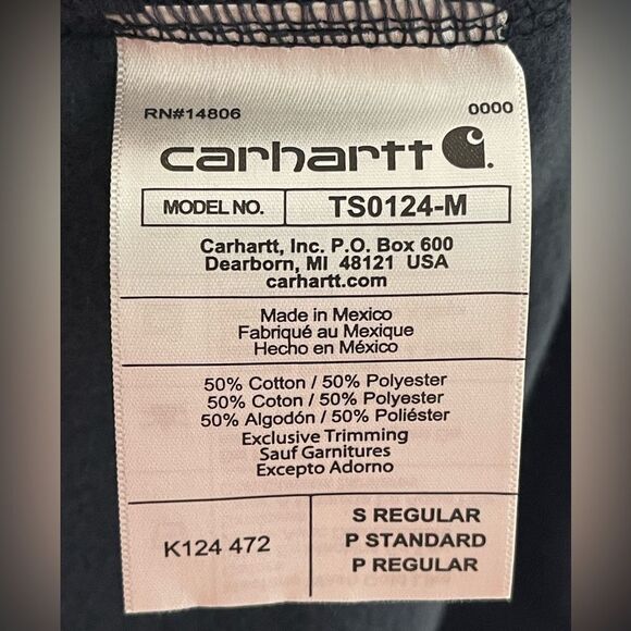 Carhartt Knights Blue Crewneck Sweatshirt - Picture 4 of 6